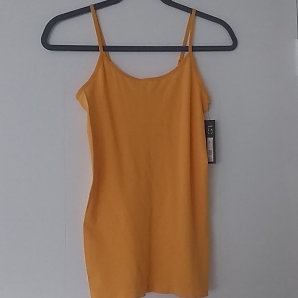 Under Control Spandex Gold Tank Top